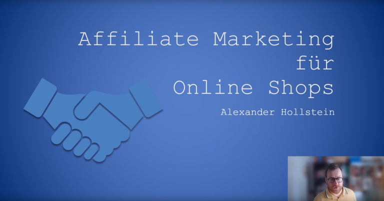 Webinar: Affiliate Marketing für Onlineshops – Einstieg, Einblick, Chancen
