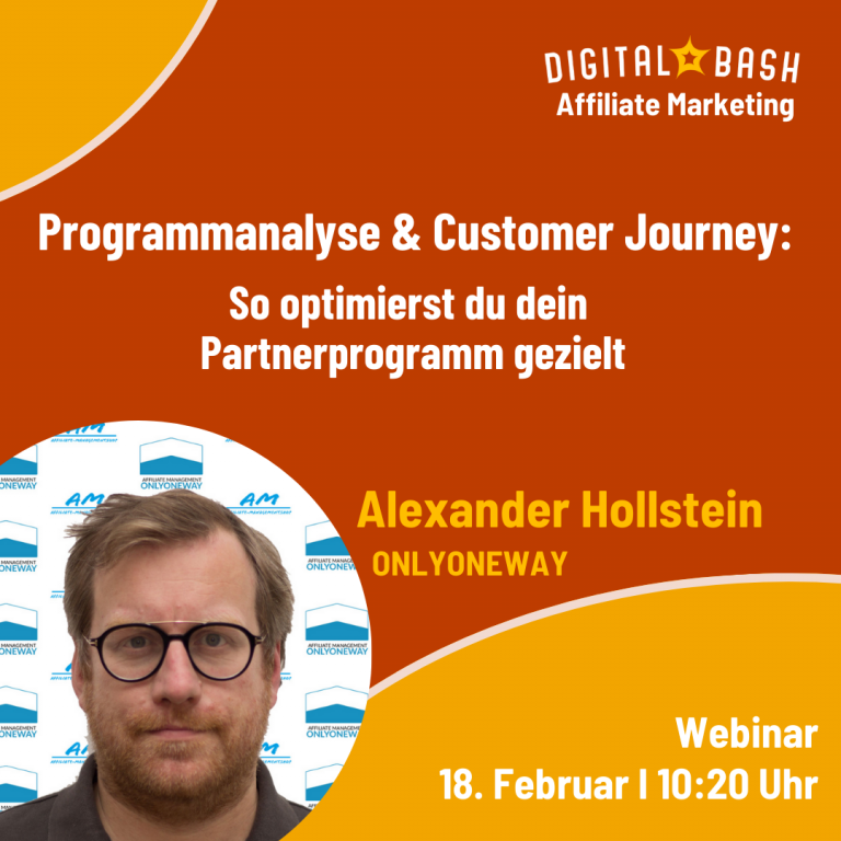 Partnerprogramme analysieren & optimieren | Vortrag Digital Bash 2025
